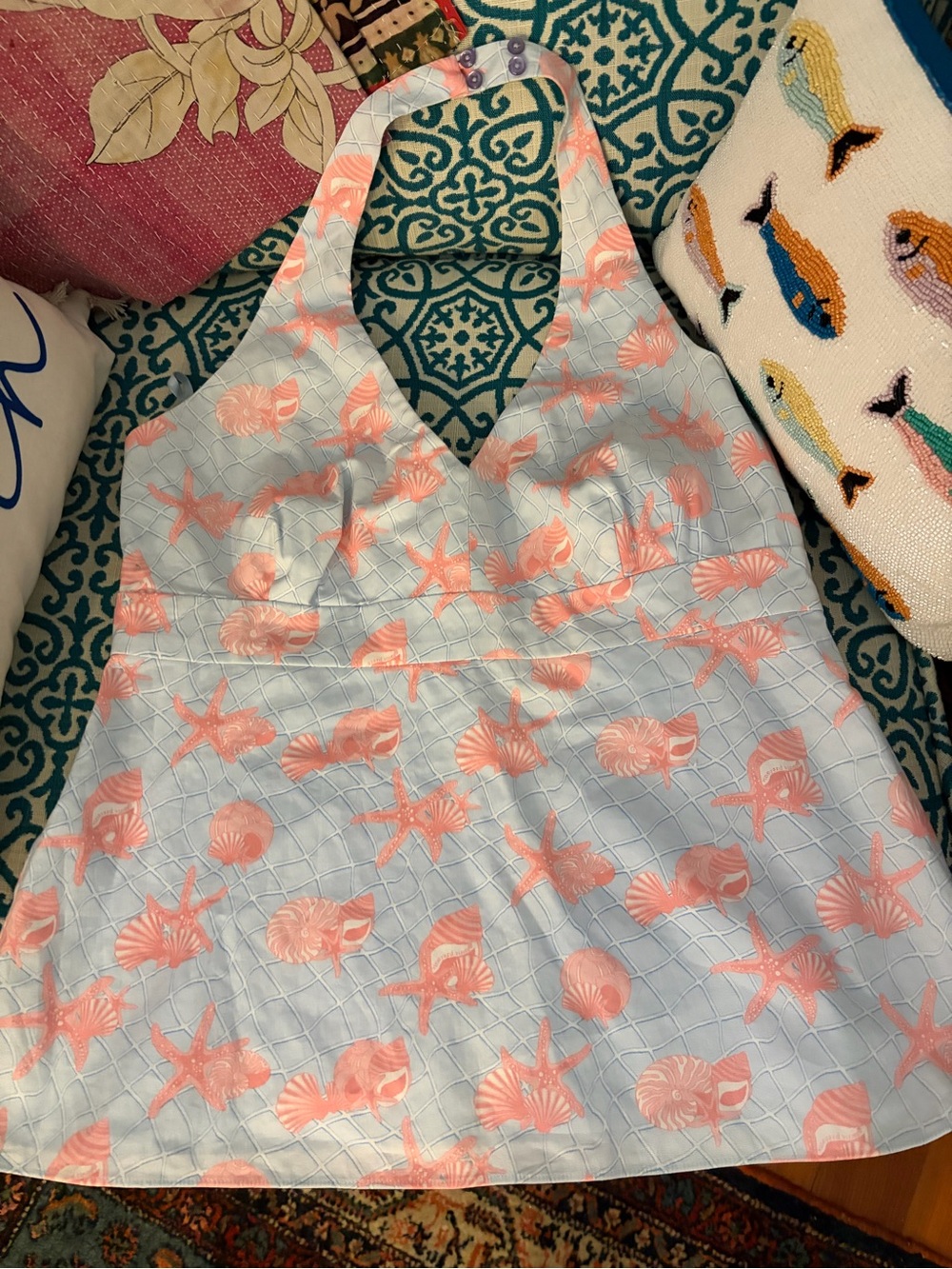NWT Vineyard Vines Seashell Print Halter Top